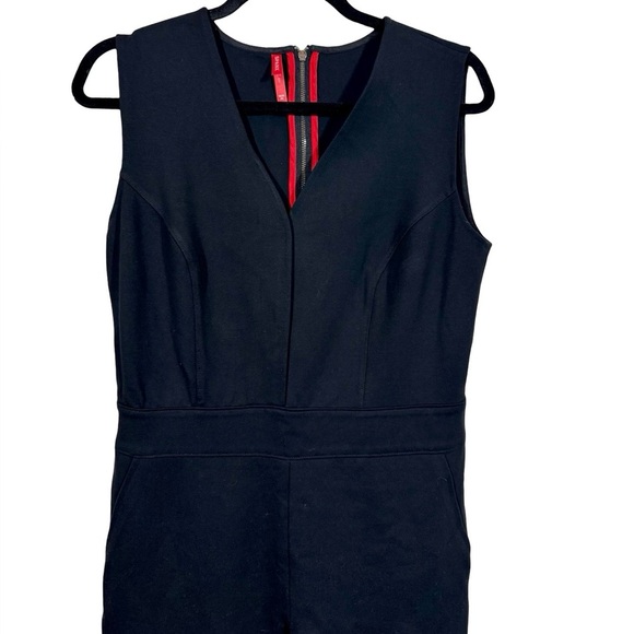 Spanx The Perfect Jumpsuit Wide Leg Flare in Classic Black 20383R - Picture 9 of 14